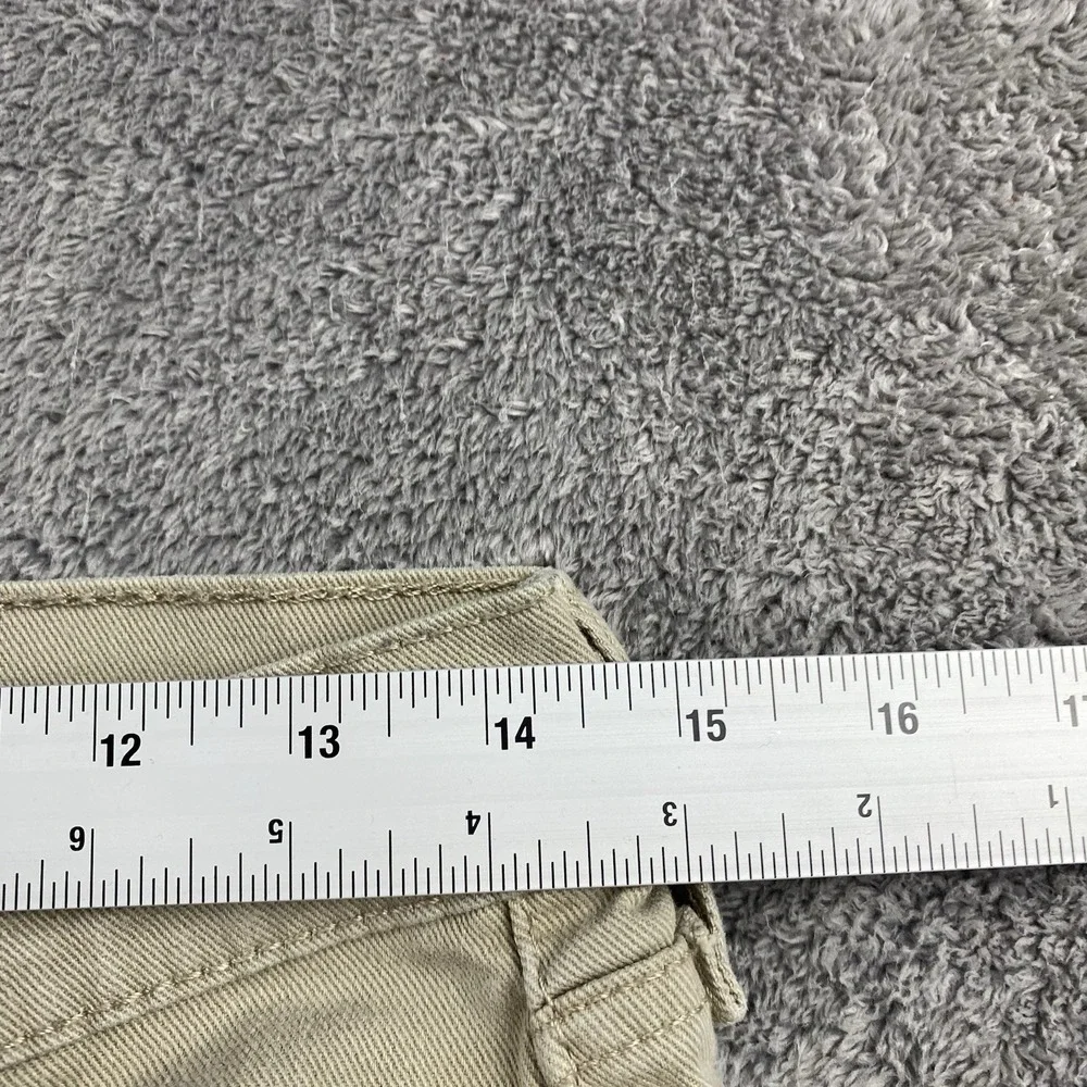 Levis 513 Slim Straight Jeans Mens‎ 30x30 Beige Low Rise - Picture 7 of 13